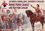 RB72149 Jacobite Rebellion. Jacobite Cavalry.  Bonnie Prince Charlie and Scottish Cavalry