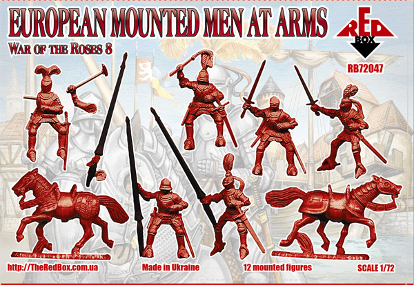 Red Box 1:72 Mounted men at arms 