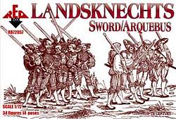 RB72057	Landsknechts (Sword/Arquebus)  16th century