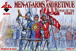 RB72040 War of the Roses 1. Men-at-Arms and Retinue