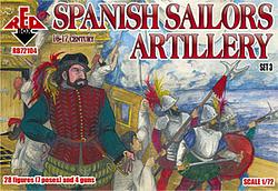 RB72104 Spanish Sailors Artillery  16-17 centry