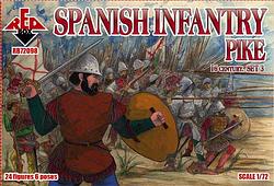 RB72098 Spanish Infantry (Pike). Set 3.  16 centry